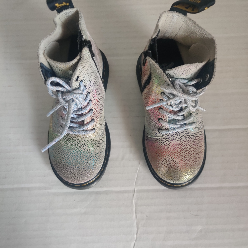 Dr. Martens Pascal Toddlers Iridescent Boots
